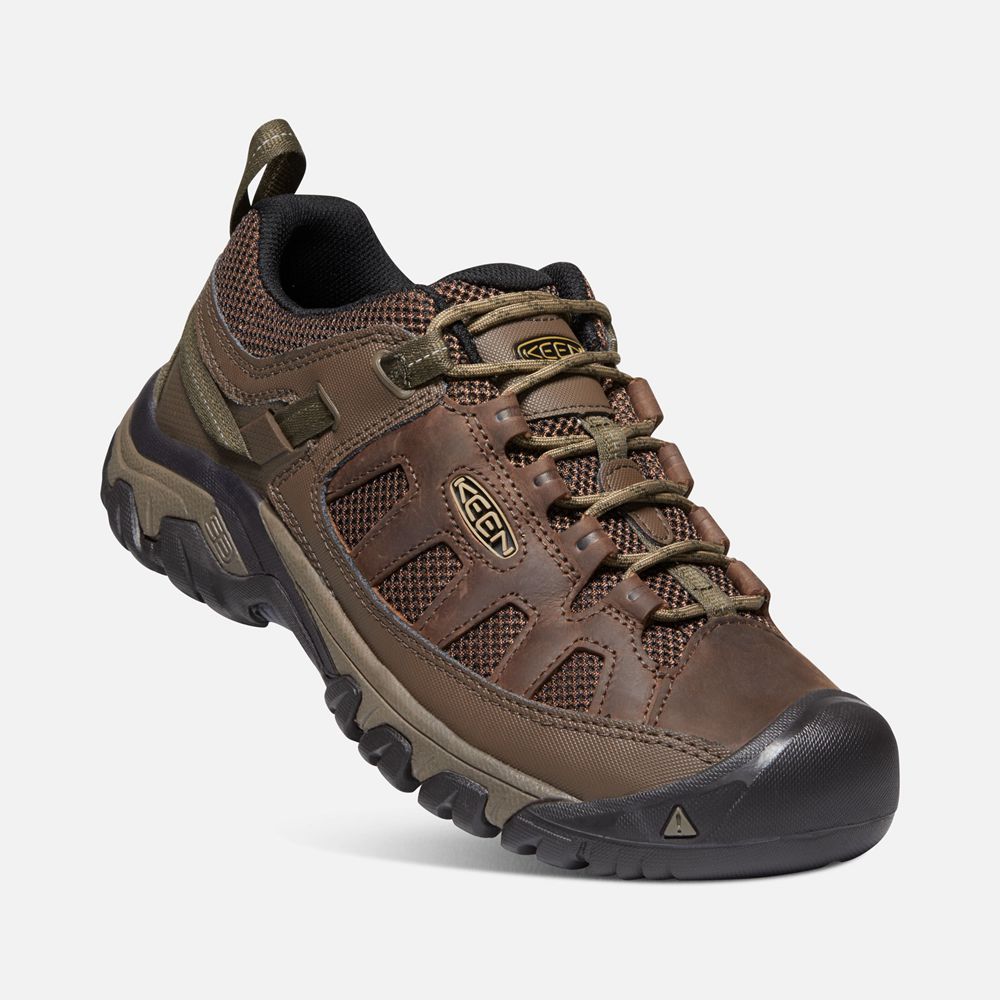 Keen Outdoor Ayakkabı Erkek Kahverengi/Siyah - Targhee Vent - Türkiye CKGU93602